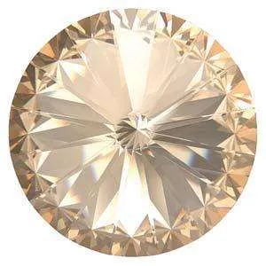 Preciosa Rivoli Maxima - Crystal Honey 12mm, 1 styck
