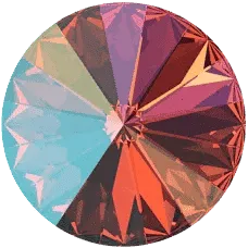Primero Crystals 1122 Rivoli - Bärbar Siam Shimmer 12mm 1 styck