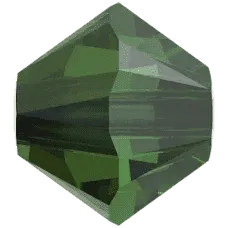 Primero Crystals 5328 Bicone - Fern Forest AB, 4mm 25-pack