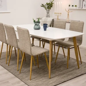 Rectangular Dining Adjust Venture Home Windu, Polar