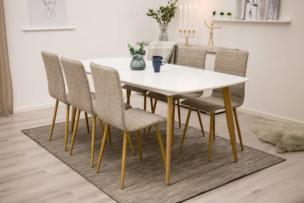 Rectangular Dining Adjust Venture Home Windu, Polar