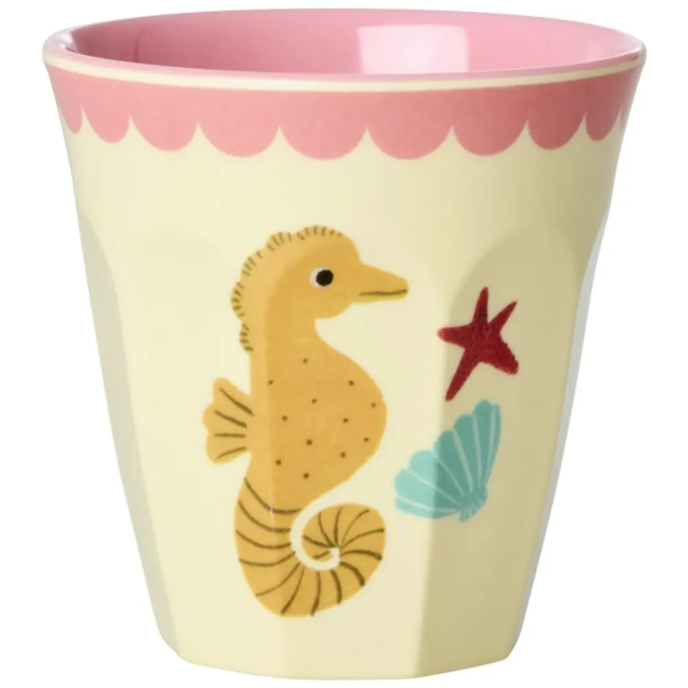 Rice Rodnad Ocean Print Melamine Cups Small 6 Pack 160 Ml