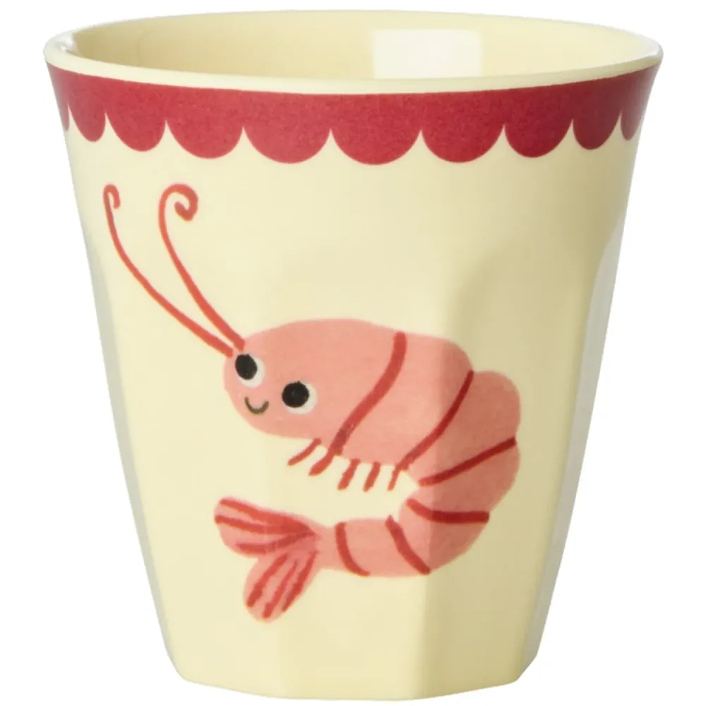 Rice Rodnad Ocean Print Melamine Cups Small 6 Pack 160 Ml