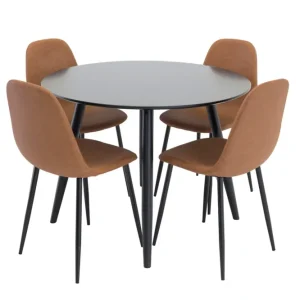 Round Dining Ordna Venture Home Polar, Plaza