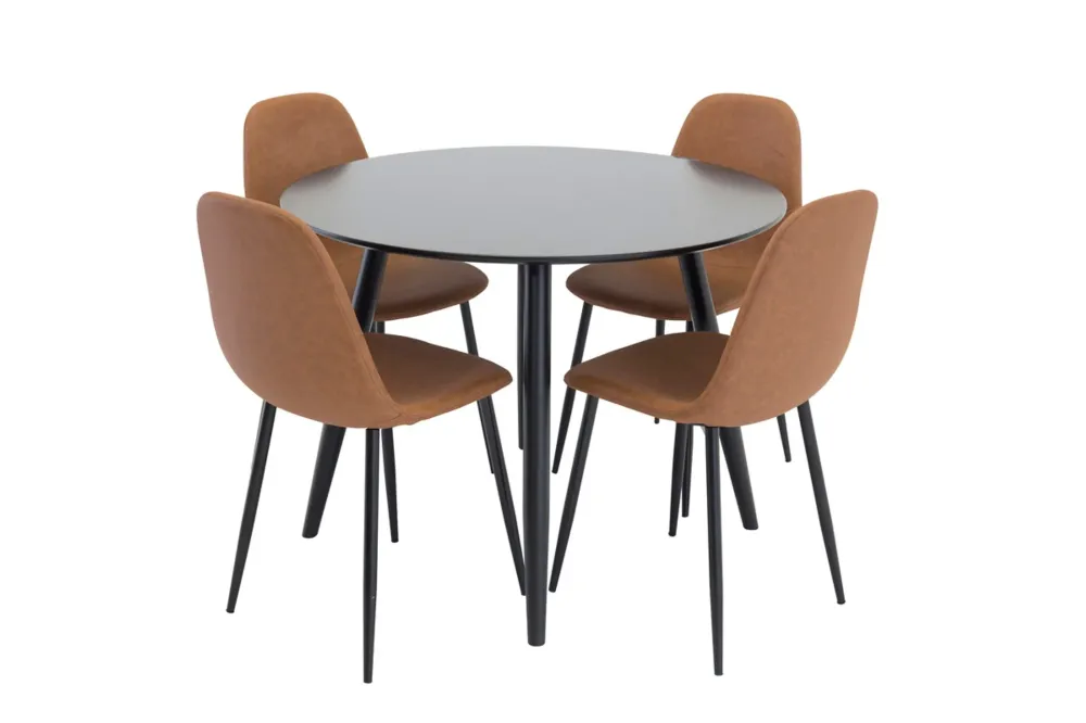 Round Dining Ordna Venture Home Polar, Plaza