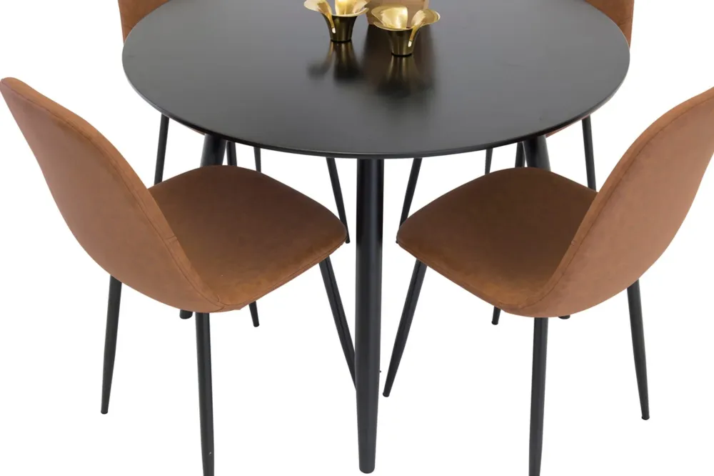 Round Dining Ordna Venture Home Polar, Plaza