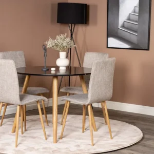 Round Dining Ordna Venture Home Windu, Plaza