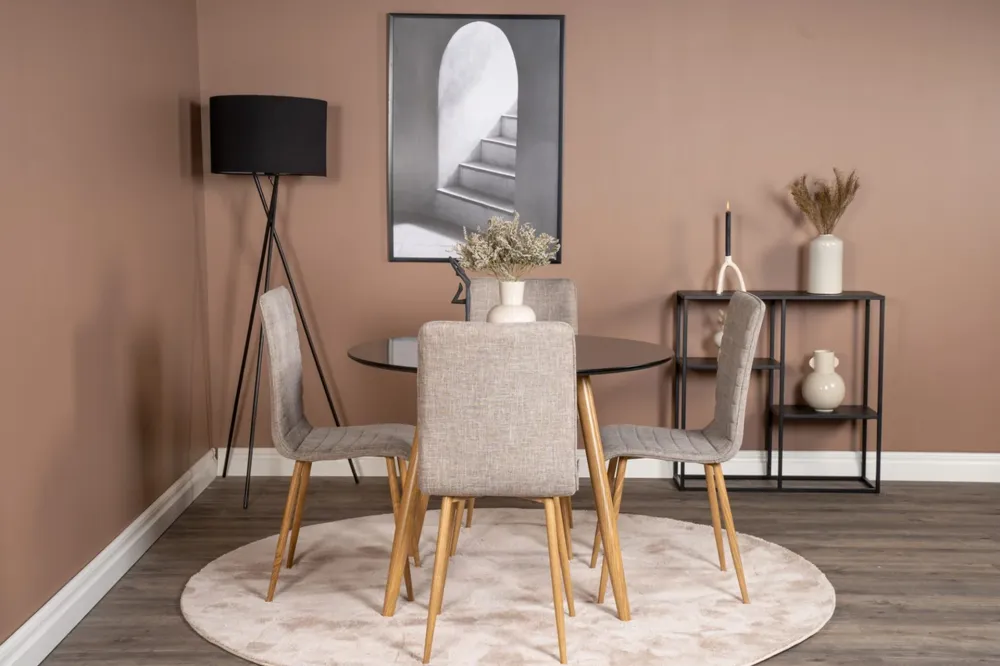 Round Dining Ordna Venture Home Windu, Plaza