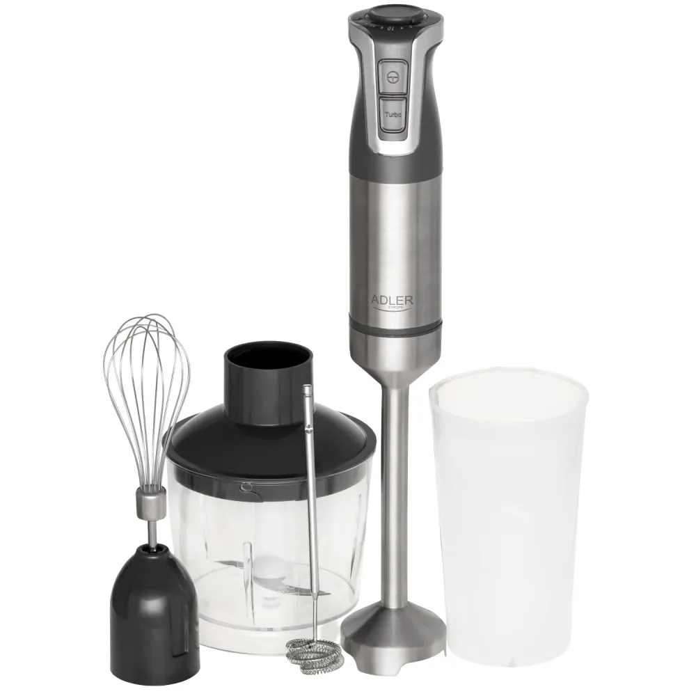 Stavmixer Adler, adaptive, effekt 1800W, grå, turbofunktion, AD 4627 g