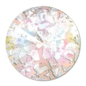 Swarovski Rivoli Crystals - Crystal White Patina 12mm, 1 styck