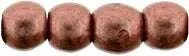 Tjeckiska Druk (Runda) - Saturated Metallic Grenadine 3mm, 50-pack