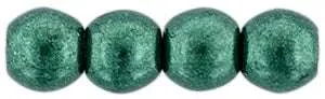 Tjeckiska Druk (Runda) - Saturated Metallic Martini Olive 3mm, 50-pack