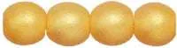 Tjeckiska Druks - Neon Cantaloupe 4 mm, 50-pack