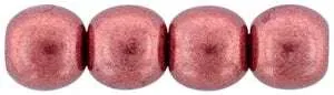 Tjeckiska Druks - Saturated Metallic Valiant Poppy 4 mm, 50-pack