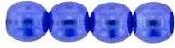 Tjeckiska Druks - See-through Pearl French Blue 4 mm, 50-pack
