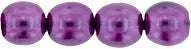 Tjeckiska Druks - See-through Pearl Grape 4 mm, 50-pack