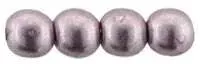 Tjeckiska Druks - Sueded Golden Blackened Pearl 4 mm, 50-pack