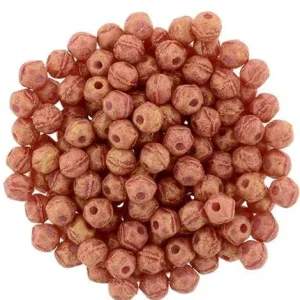 Tjeckiska English Cut - Pacifica Strawberry 3 mm, 50-pack