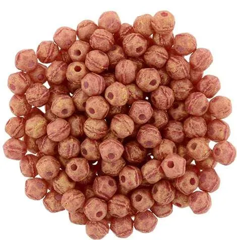 Tjeckiska English Cut - Pacifica Strawberry 3 mm, 50-pack