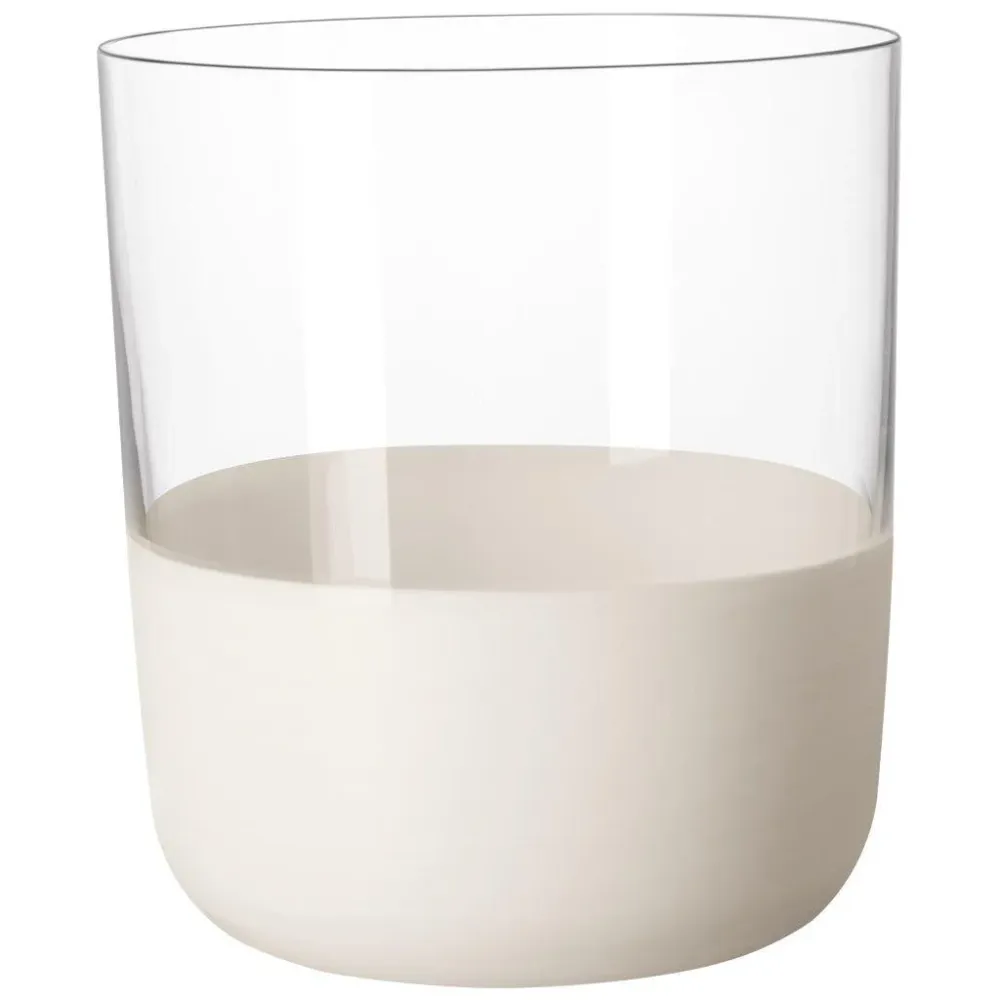 Villeroy & Boch Manufacture Rock vit Old fashioned tumbler, Adjust 4 st 250 ml