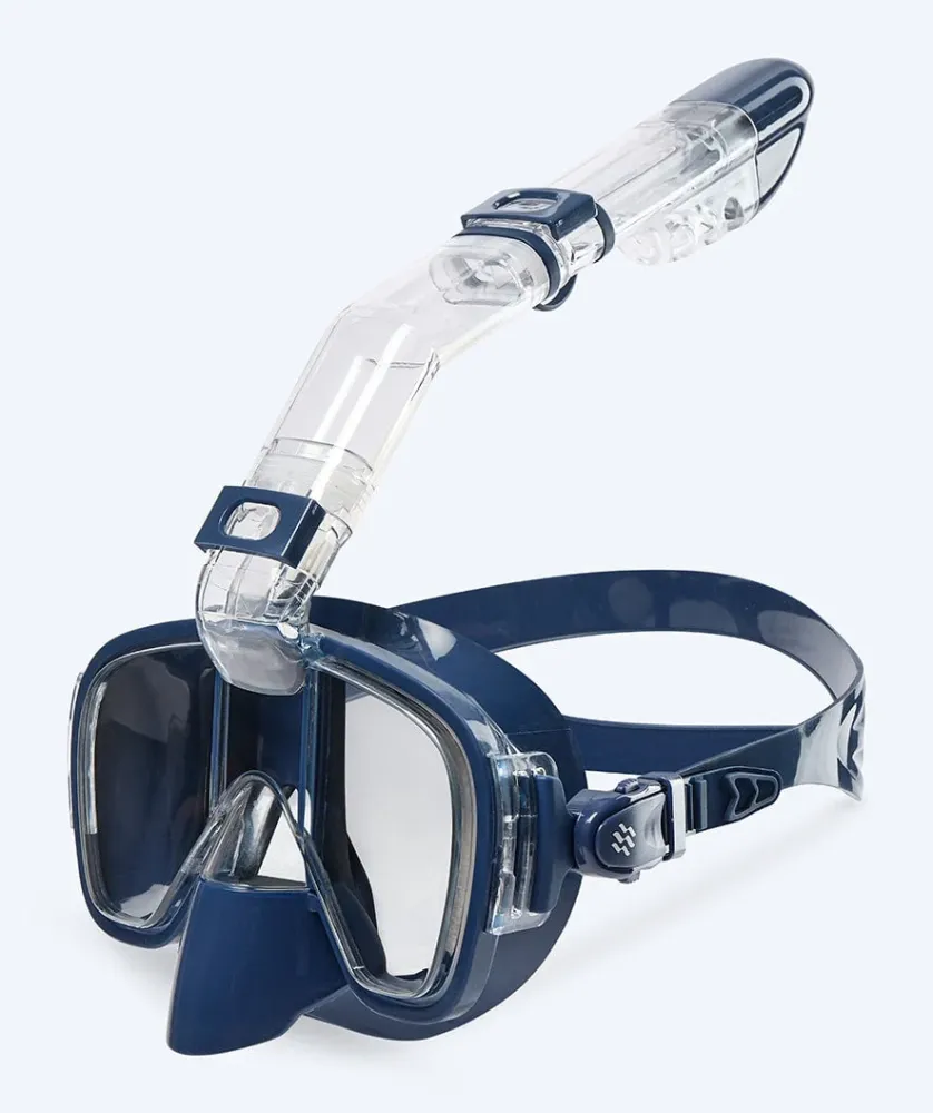 Watery snorkelset för vuxna - Pike/Pearl - Mörkblå 30