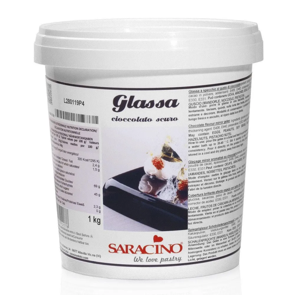 Spegelglasyr Mörk Choklad - 1kg