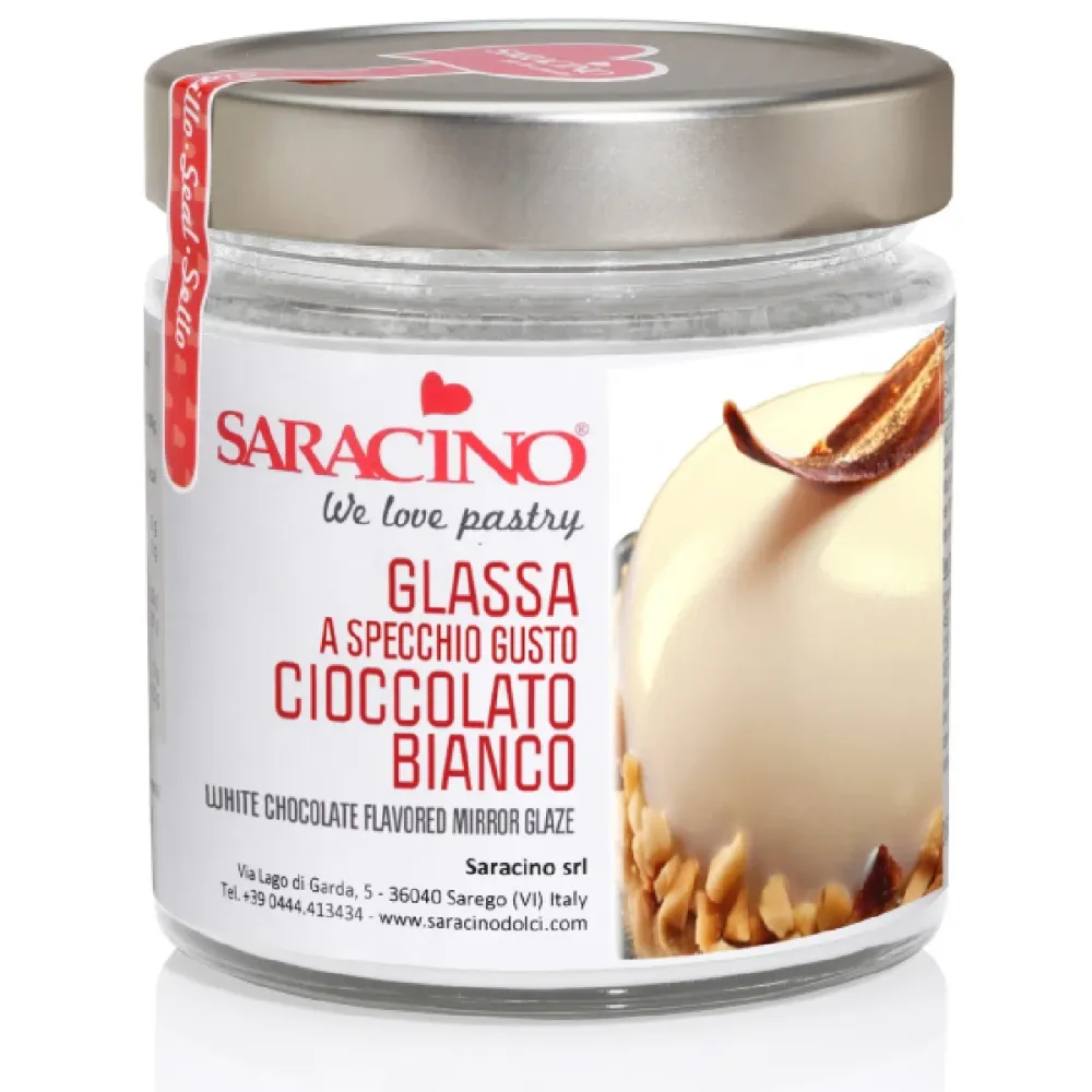 Spegelglasyr Vit Choklad - 350g