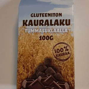 Glutenfri havrelakrits, mörk choklad, 100 g