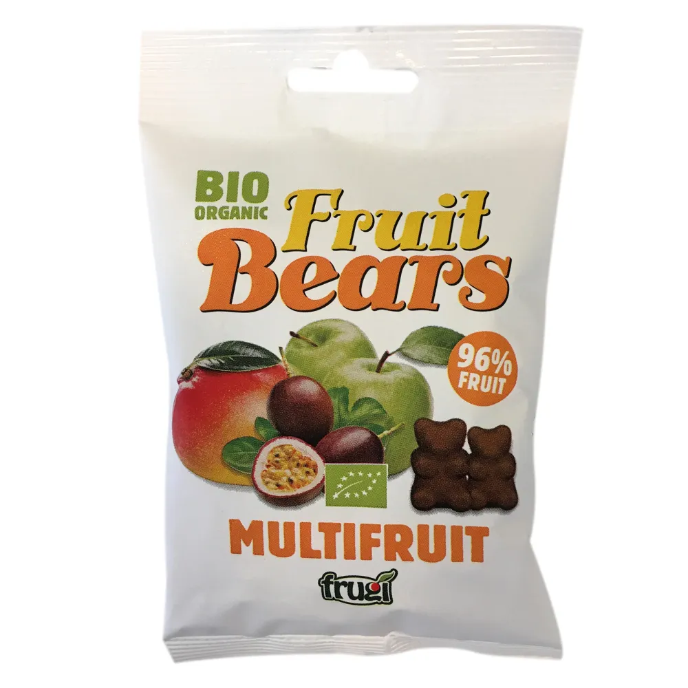 Gummibjörnar, multifruit, 50 g