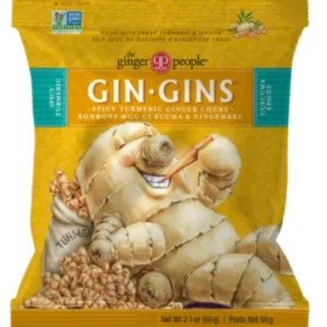 Ingefärskarameller, gurkmeja, 60 g