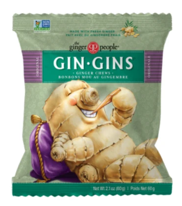 Ingefärskarameller, original, 60 g