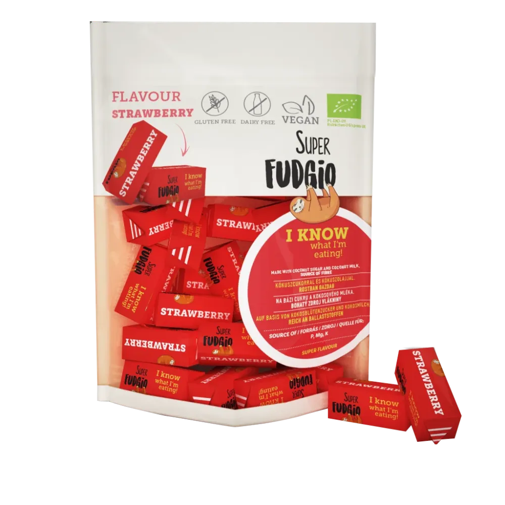 Jordgubbsfudge, 150 g