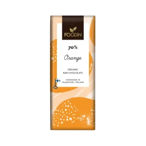 Råchoklad, apelsin 70%, 40 g