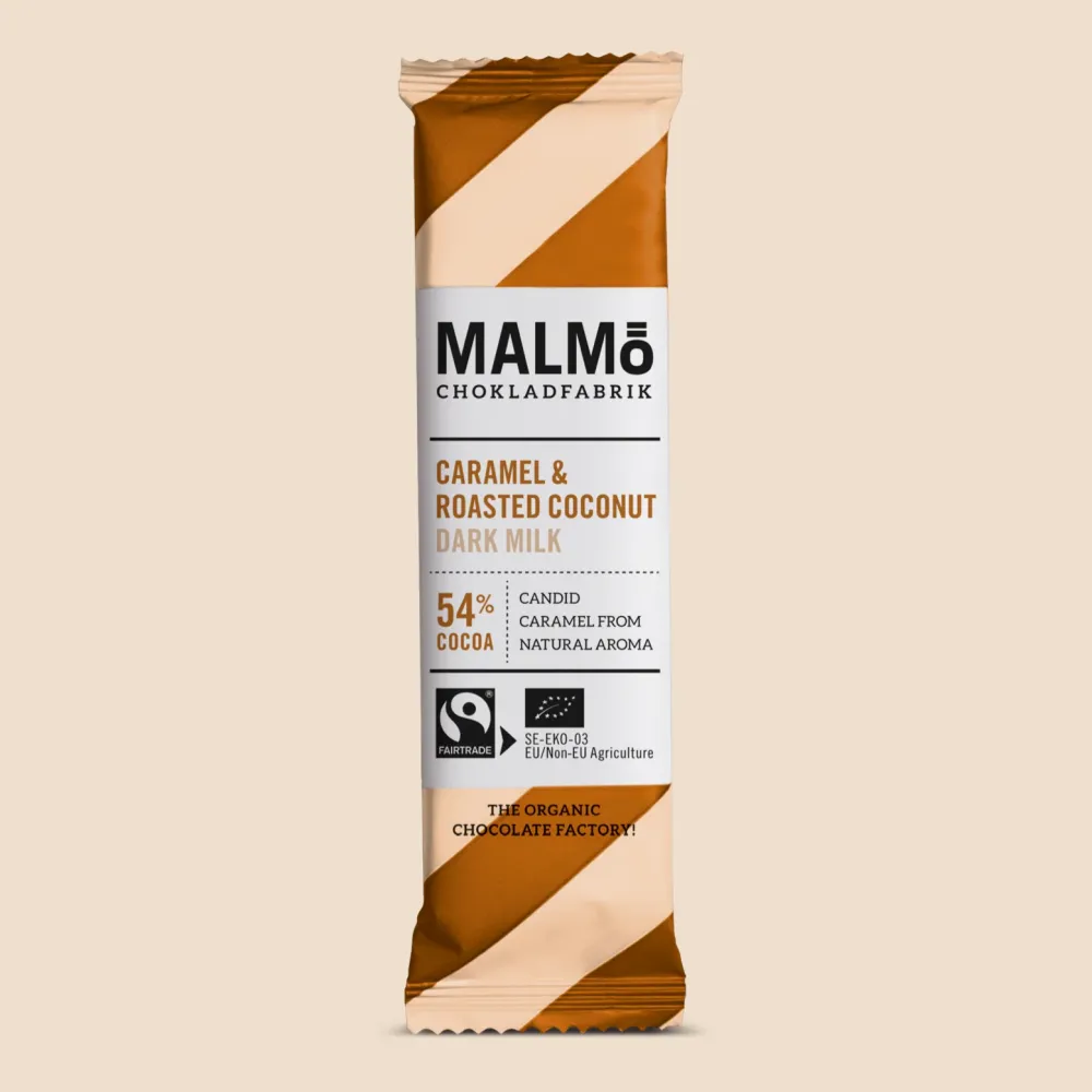 Caramel & Roasted Coconut 54% - Chokladkaka