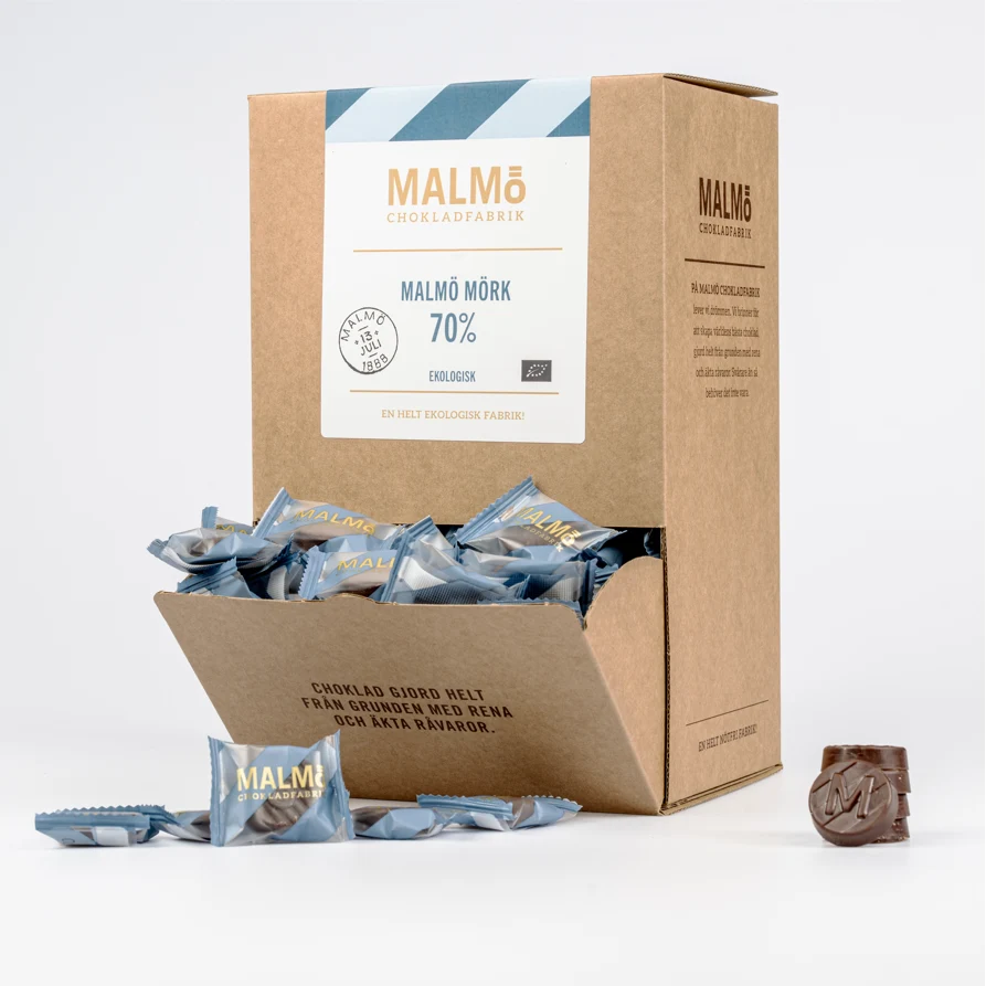 Malmö Mörk 70% - neapolitaner