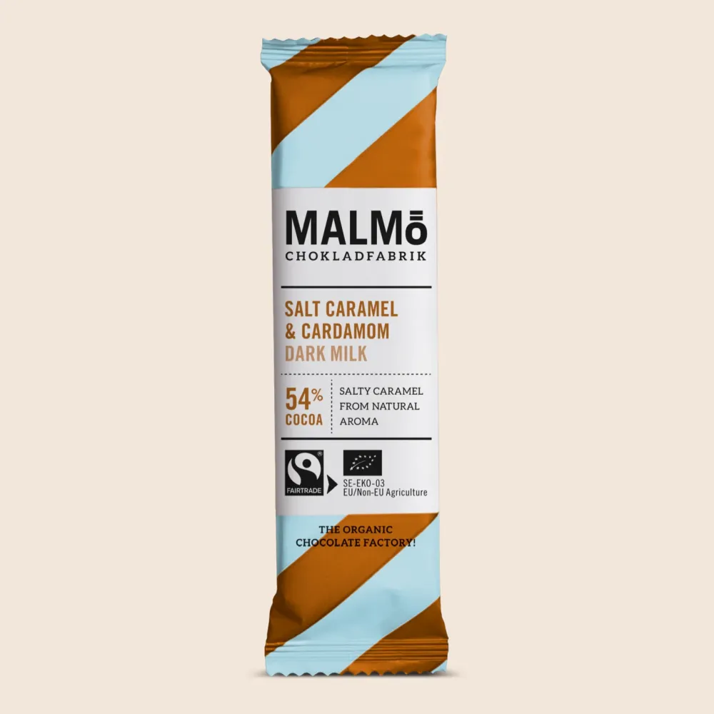 Salt Caramel & Cardamom 54% - Chokladkaka