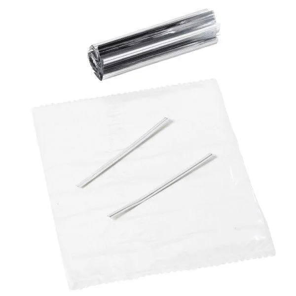 100 Mini Påsar med Transparent Godis