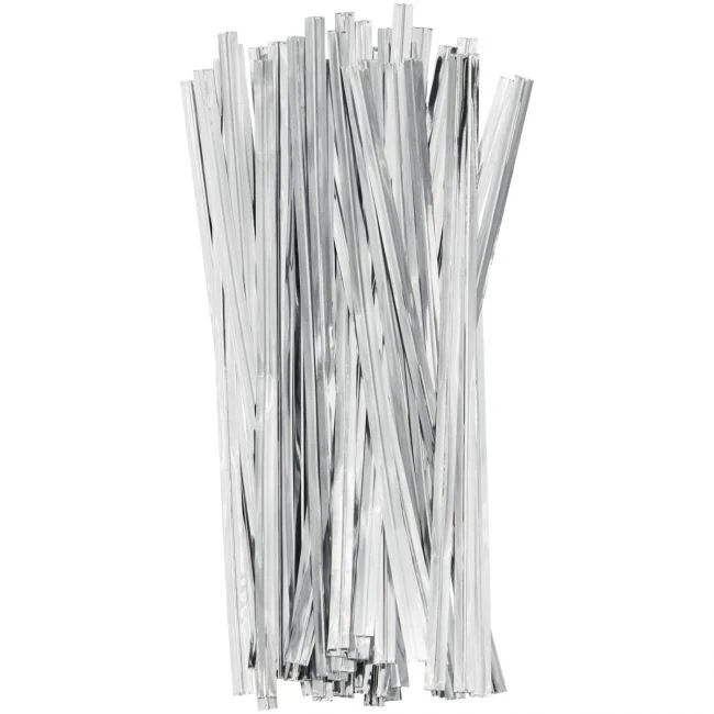 50 vridna silverklämmor