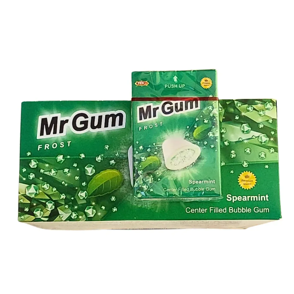 Mr Gum Frost Spearmint tuggummi - Utgånget datum med garanti