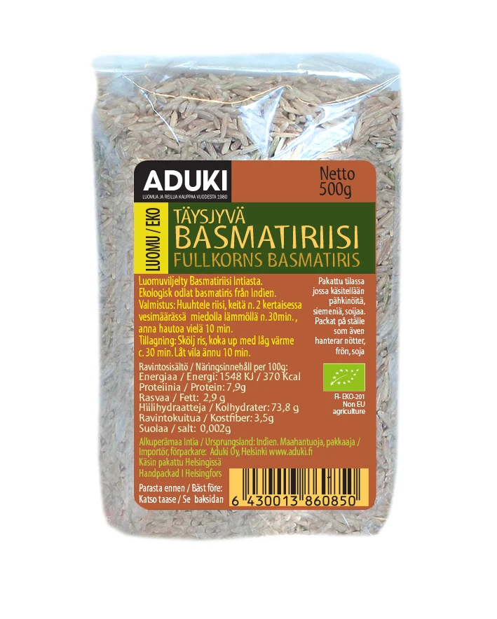 Basmatiris, fullkornsris, 500 g