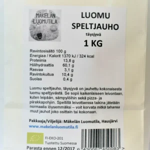 Dinkelmjöl, fullkorn, 1 kg