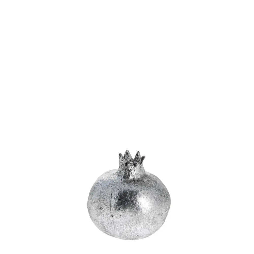 Serafina granatäpple H8 cm. antikt silver