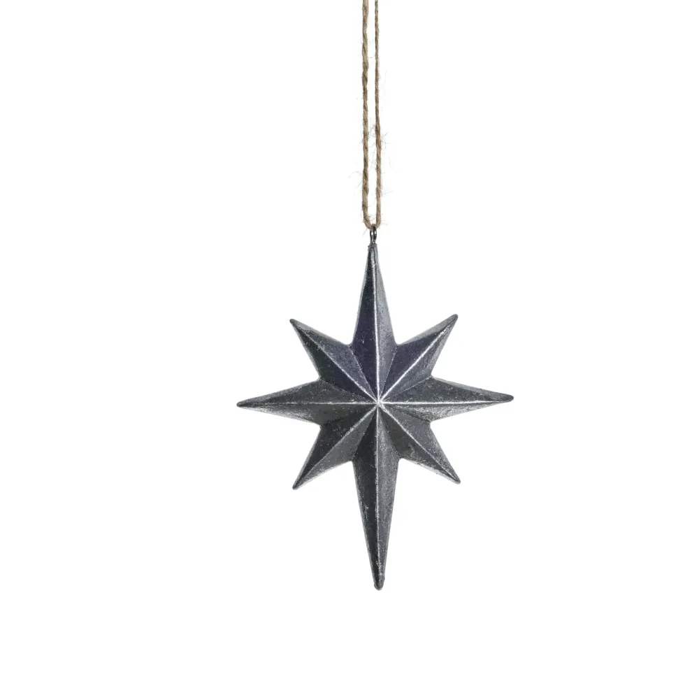 Serafina ornament H12,2 cm. antikt silver