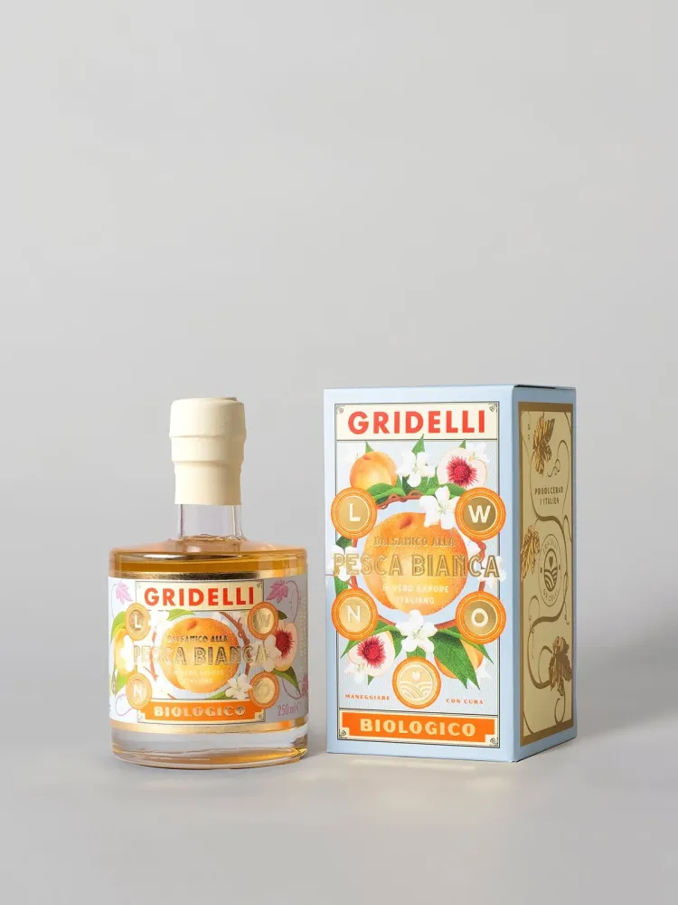Gridelli Balsamico Pesca Bianca EKO, 250 ml