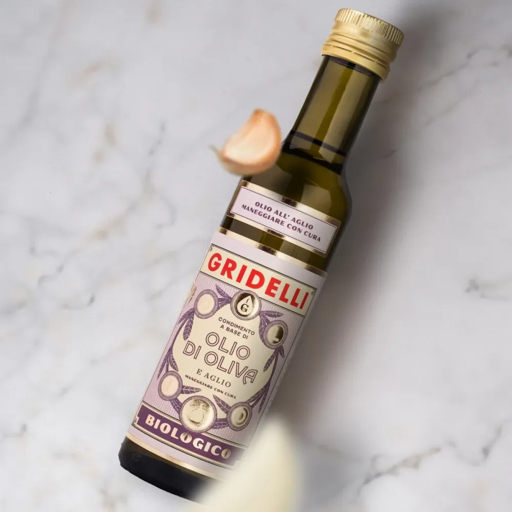 Gridelli Olio e Aglio – Ekologisk Vitlöksolivolja 250 ml