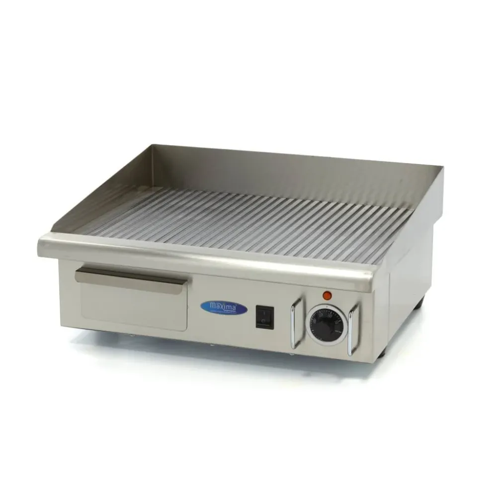 Grillgaller - Räfflat - 55 cm - inkl. droppbricka