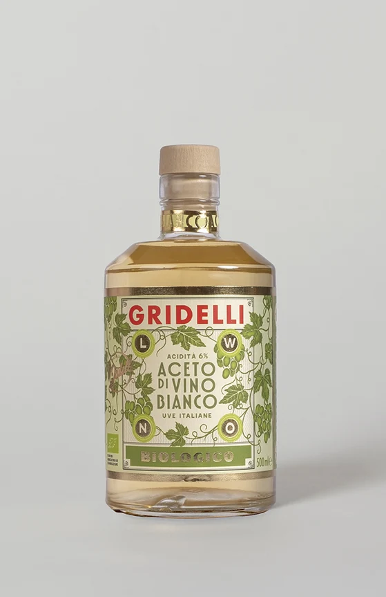 Heavy Duty Gridelli Aceto di vino bianco, 500 ml