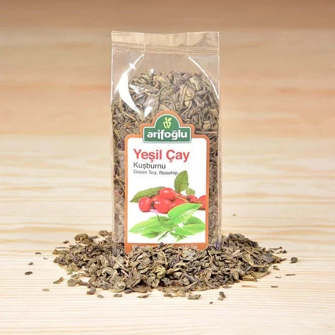 Arifoglu grönt te med rosehip - 4.94oz