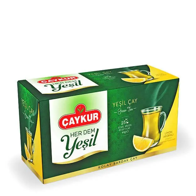 Caykur grönt te med citron - 25 tepåsar