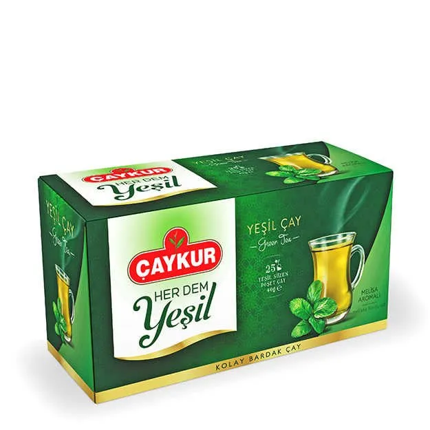 Caykur grönt te med Melissa - 25 tepåsar